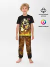 Детская пижама с брюками / Танджиро Камадо в огне