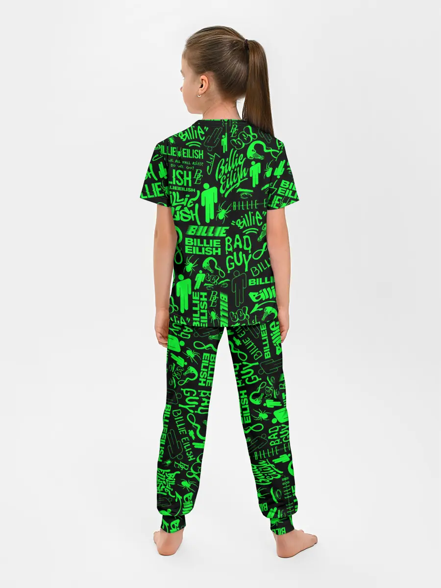 Детская пижама с брюками / BILLIE EILISH | БИЛЛИ АЙЛИШ