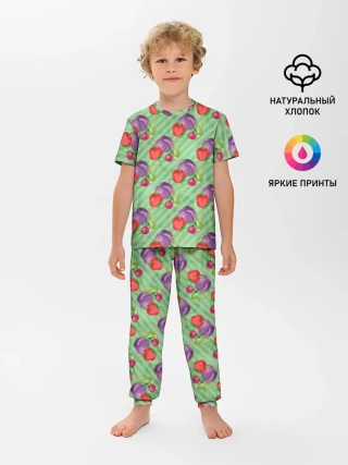 Детская пижама с брюками / Vegan | Огород