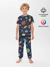 Детская пижама с брюками / Космический мир
