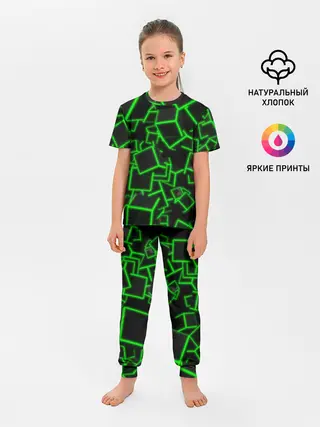 Детская пижама с брюками / Cyber cube