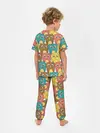 Детская пижама с брюками / Разноцветные совы