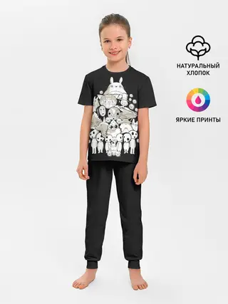 Детская пижама с брюками / Герои Миядзаки