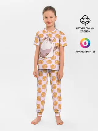 Детская пижама с брюками / Блины