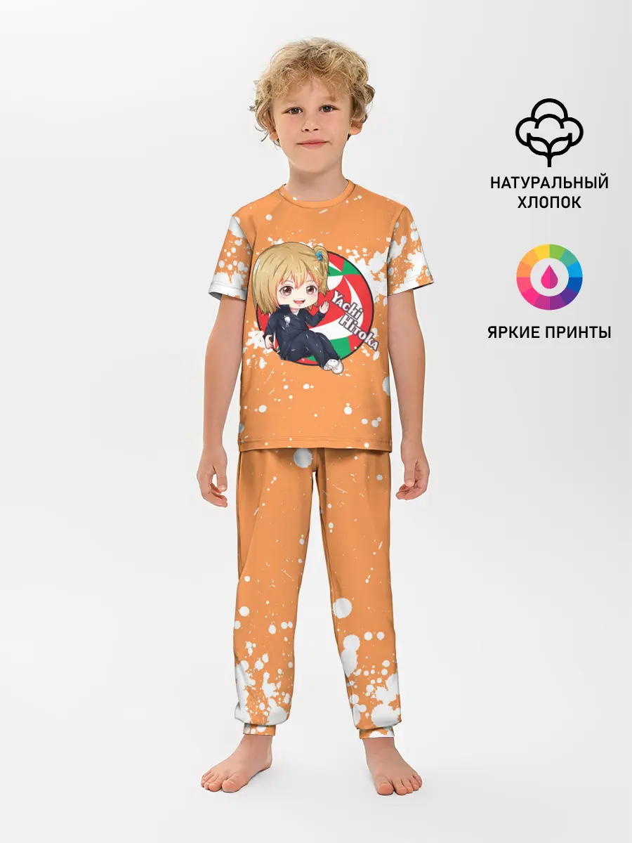 Детская пижама с брюками / Yachi Hitoka | Haikyu | Волейбол