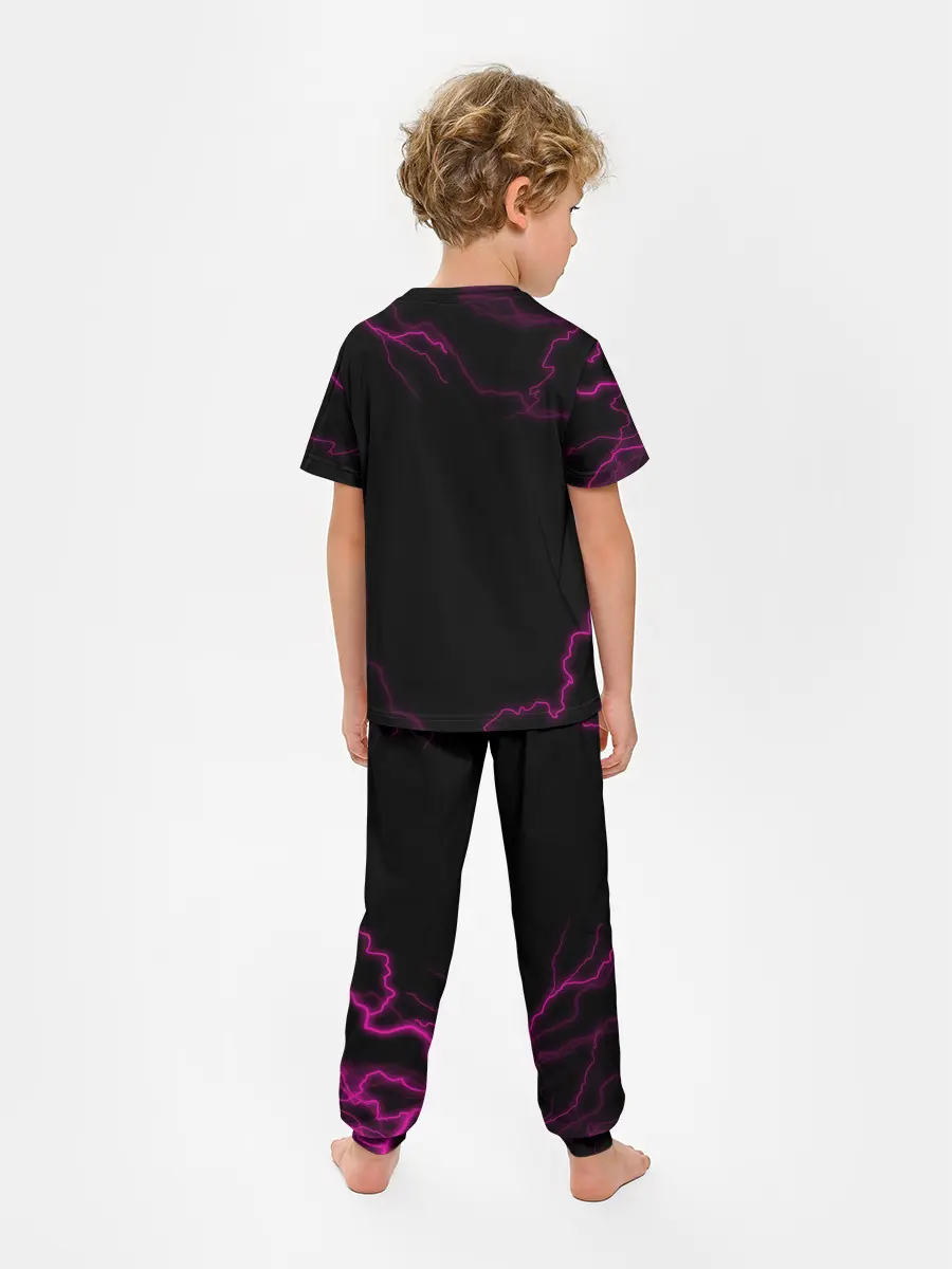 Детская пижама с брюками / Игра в кальмара смотрящий тут как тут