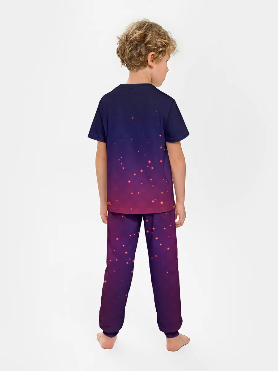 Детская пижама с брюками / Gradient background