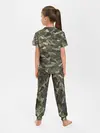 Детская пижама с брюками / Именной камуфляж Макс