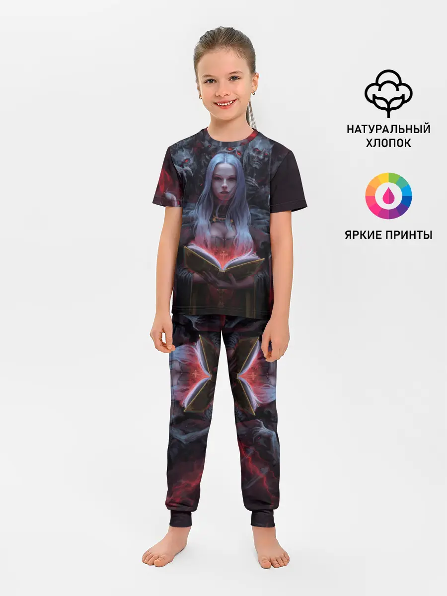 Детская пижама с брюками / Demonic book