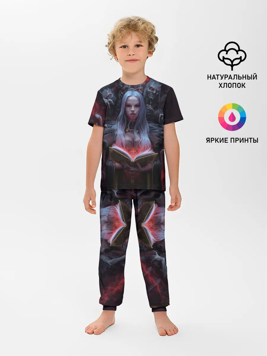 Детская пижама с брюками / Demonic book