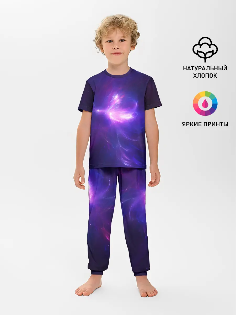 Детская пижама с брюками / Абстракция