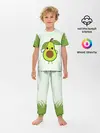Детская пижама с брюками / Авокадо
