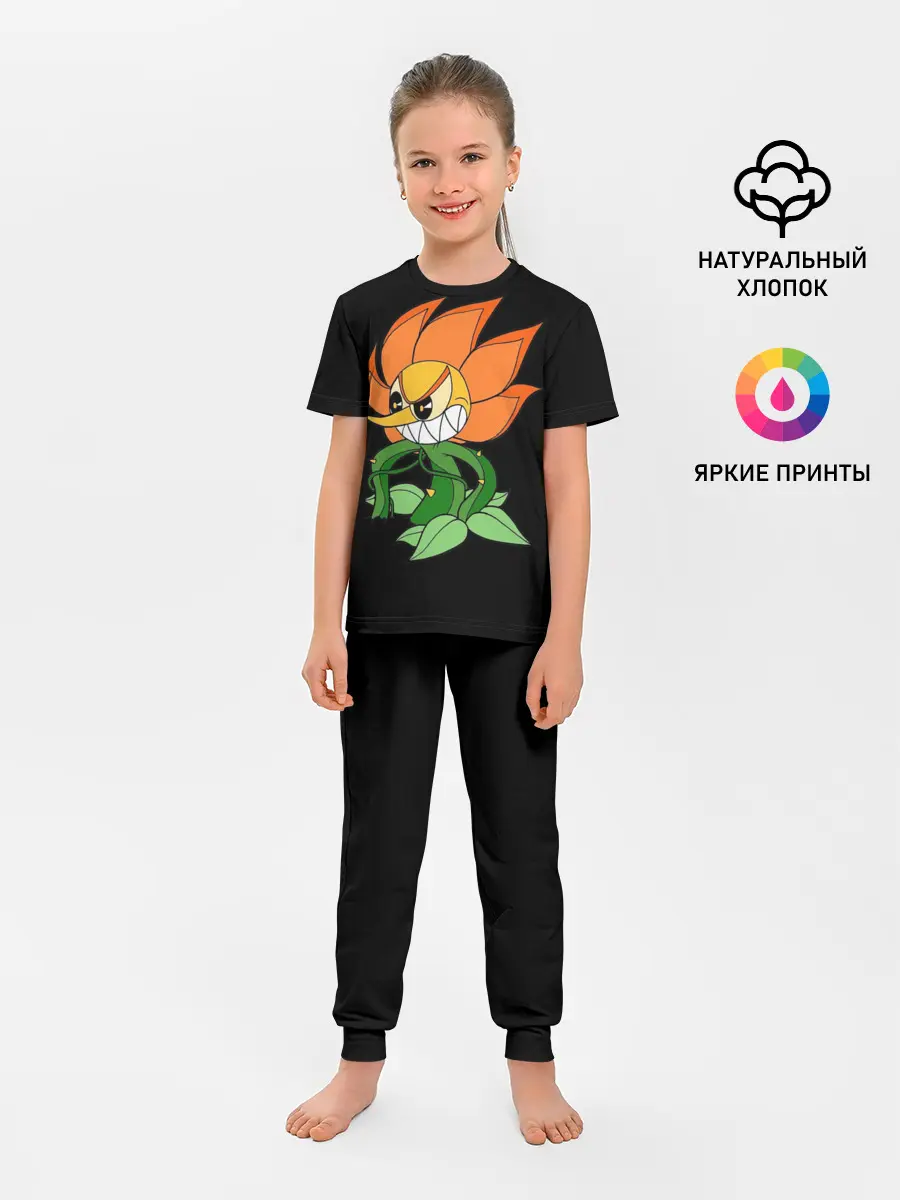 Детская пижама с брюками / Cuphead - Кэгни Гвоздика