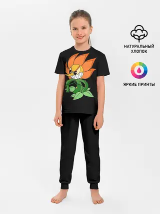 Детская пижама с брюками / Cuphead - Кэгни Гвоздика