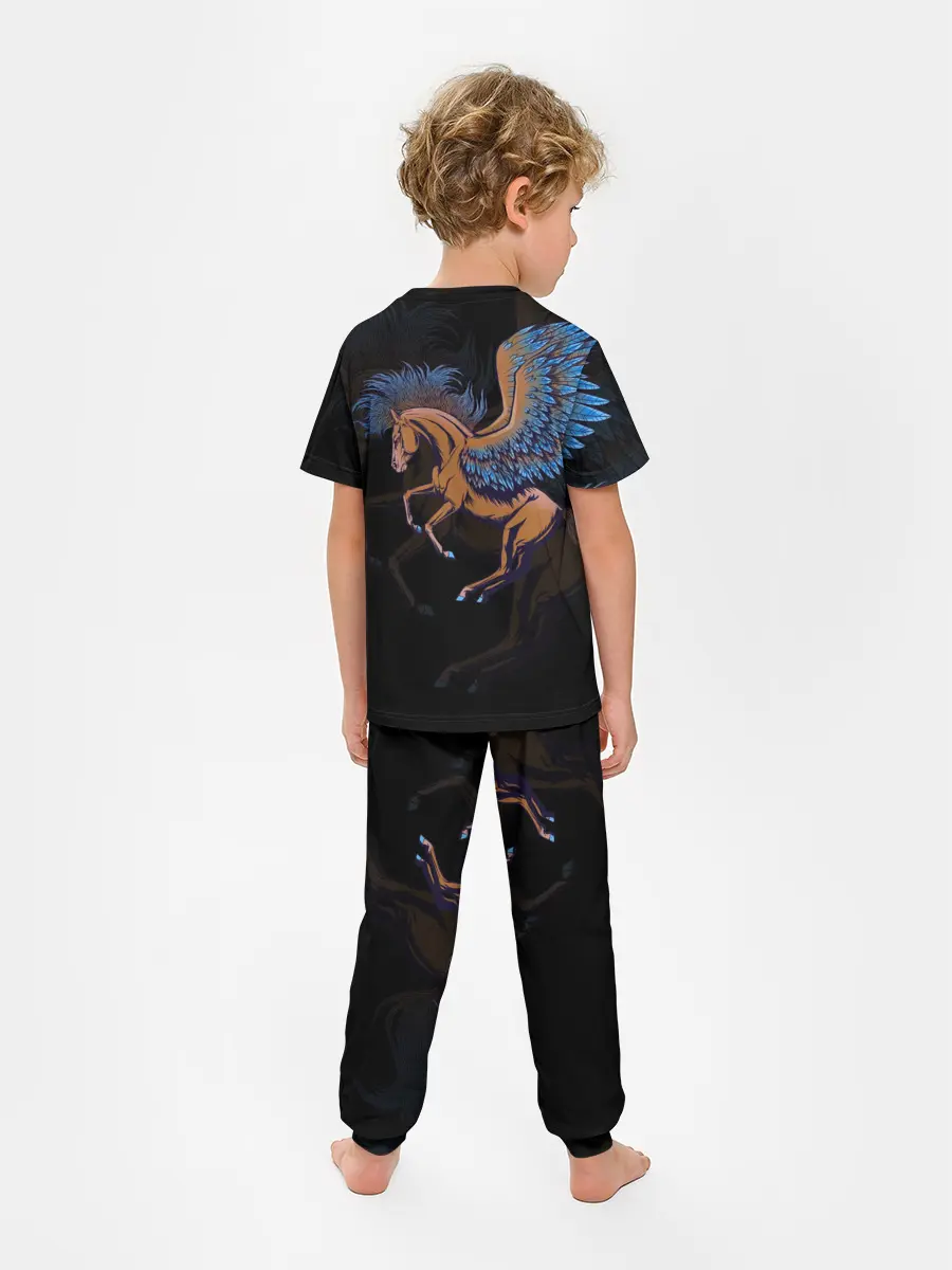 Детская пижама с брюками / Pegasus wings
