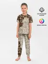 Детская пижама с брюками / Кофейные зёрна
