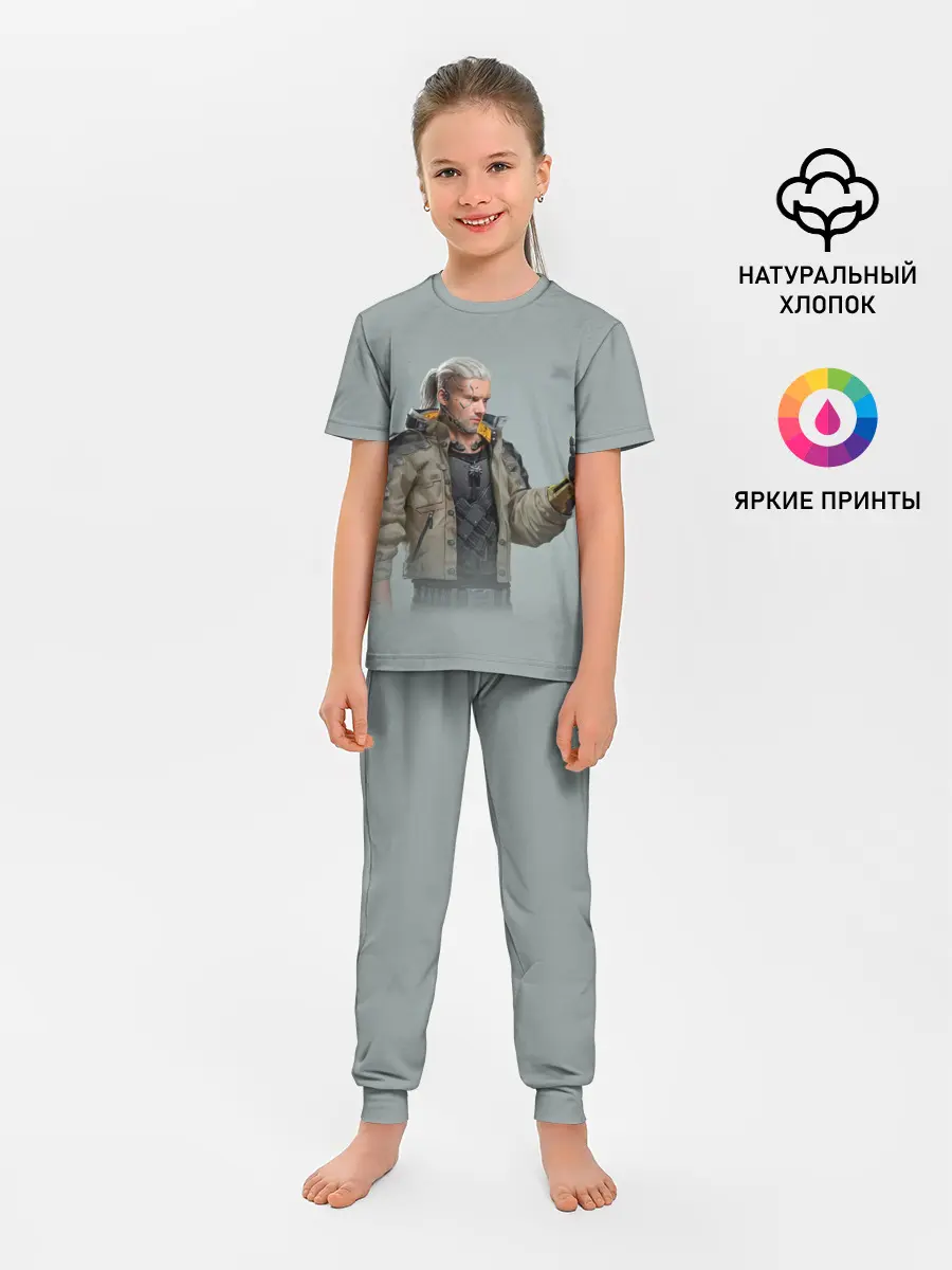 Детская пижама с брюками / КиберГеральт