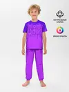 Детская пижама с брюками / ROBLOX ФИОЛЕТОВЫЕ ПОДТЕКИ