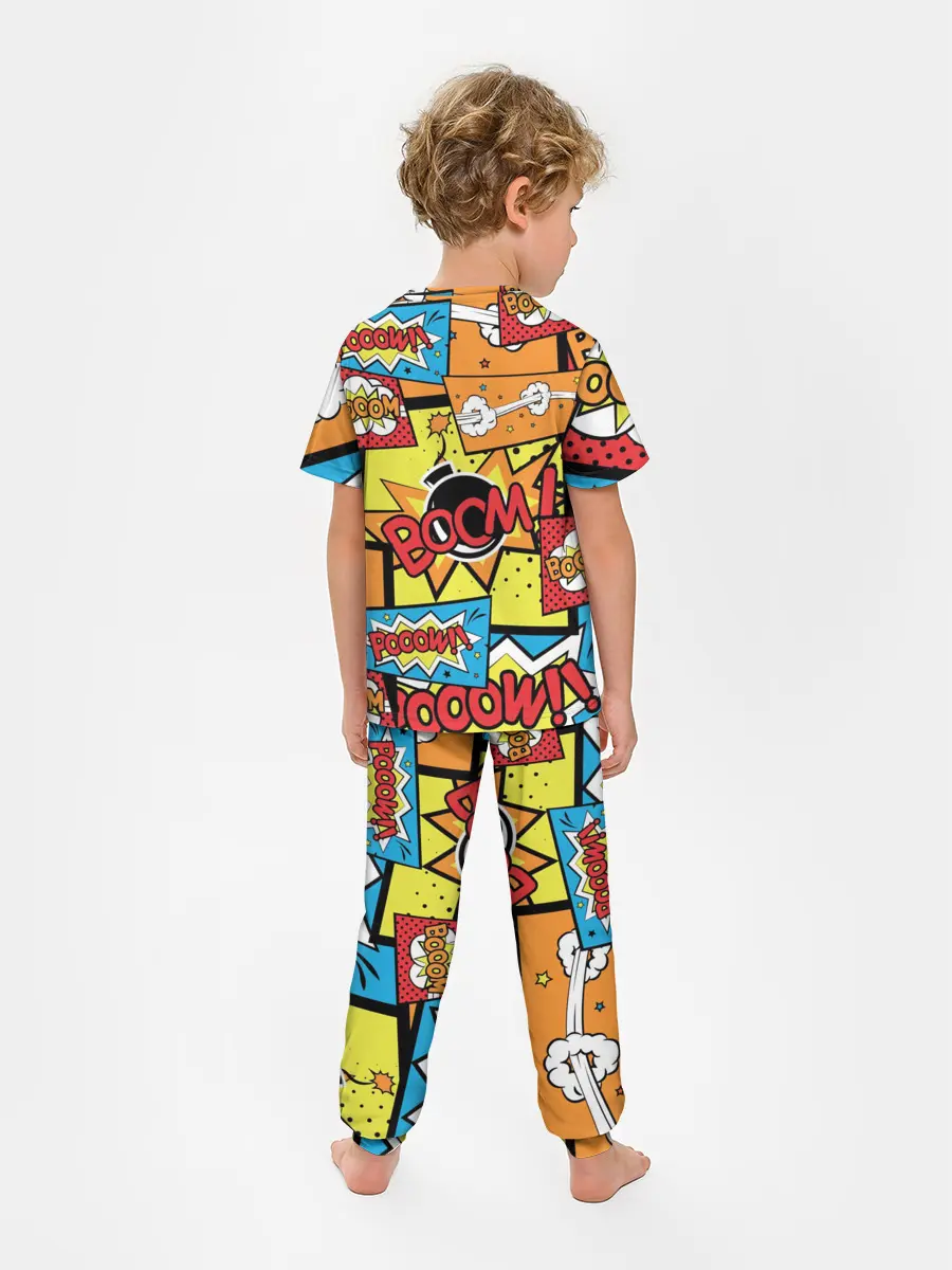 Детская пижама с брюками / Boom Pop Art