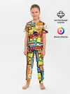 Детская пижама с брюками / Boom Pop Art