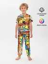 Детская пижама с брюками / Boom Pop Art
