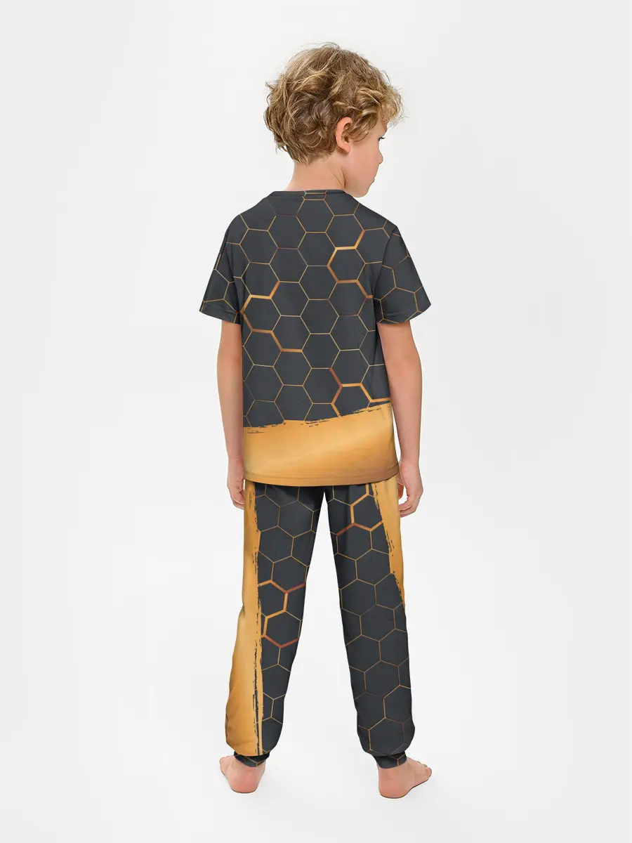 Детская пижама с брюками / So damn FINE | Neon Steel