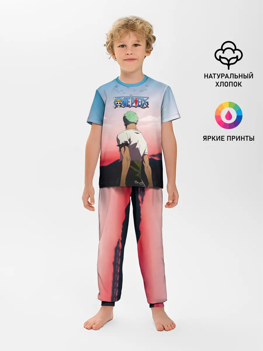 Детская пижама с брюками / Ророноа Зоро эпичный One Piece