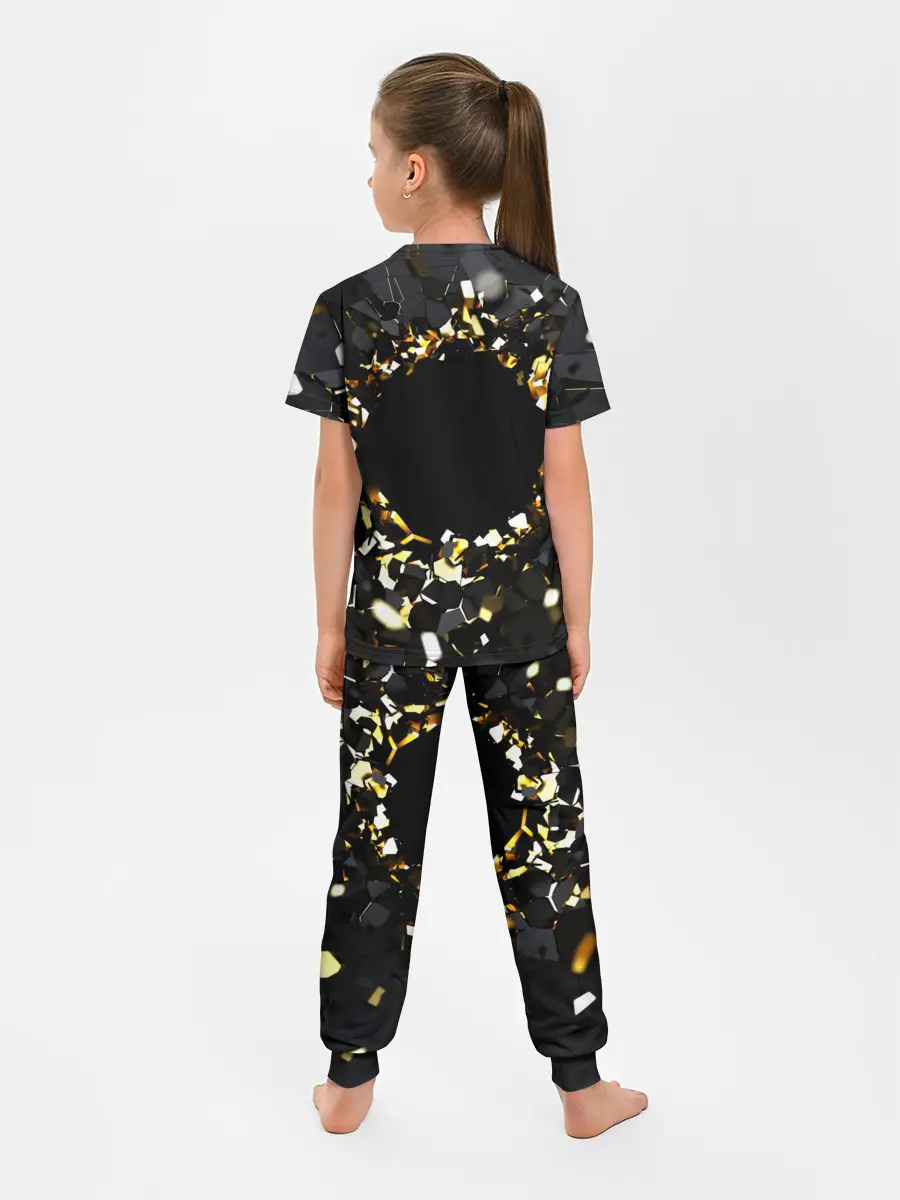 Детская пижама с брюками / Брызги стекла