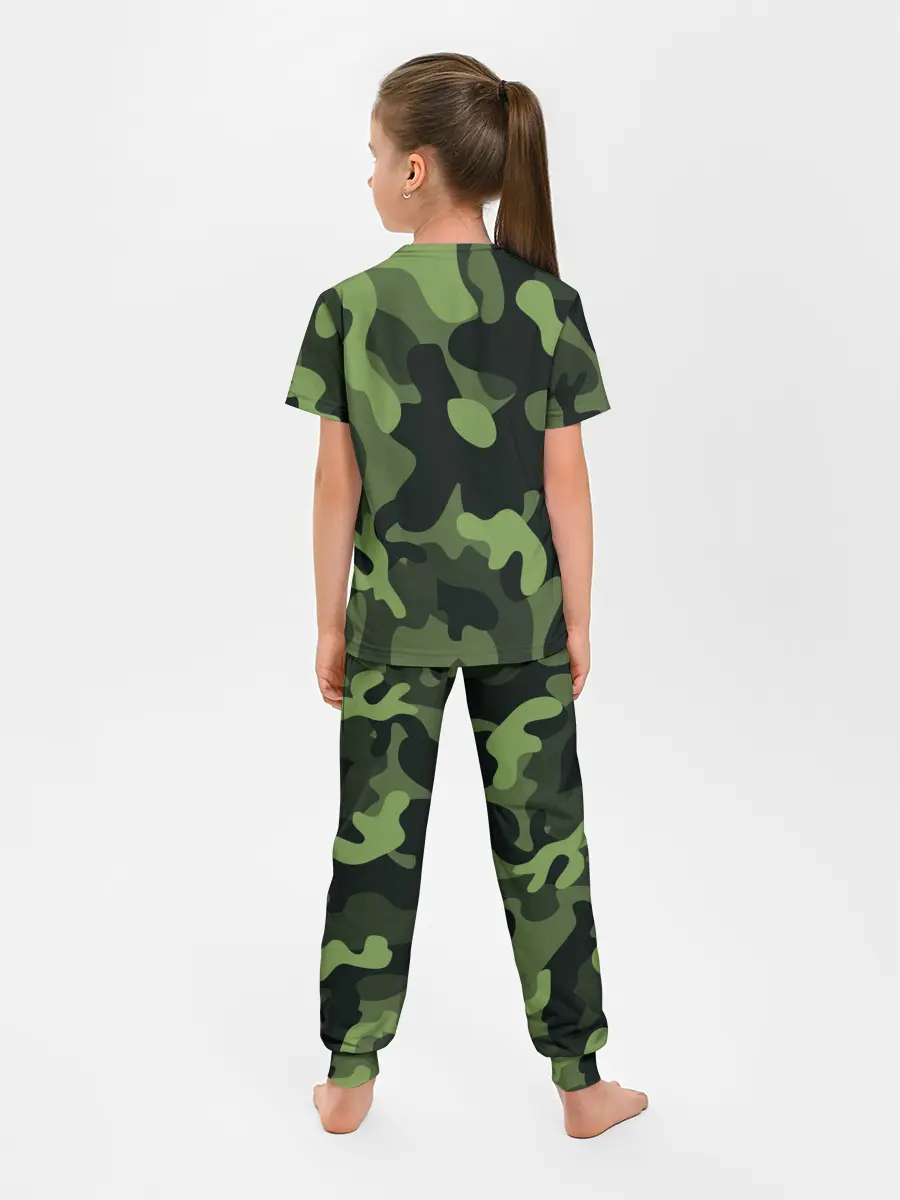 Детская пижама с брюками / Камуфляж