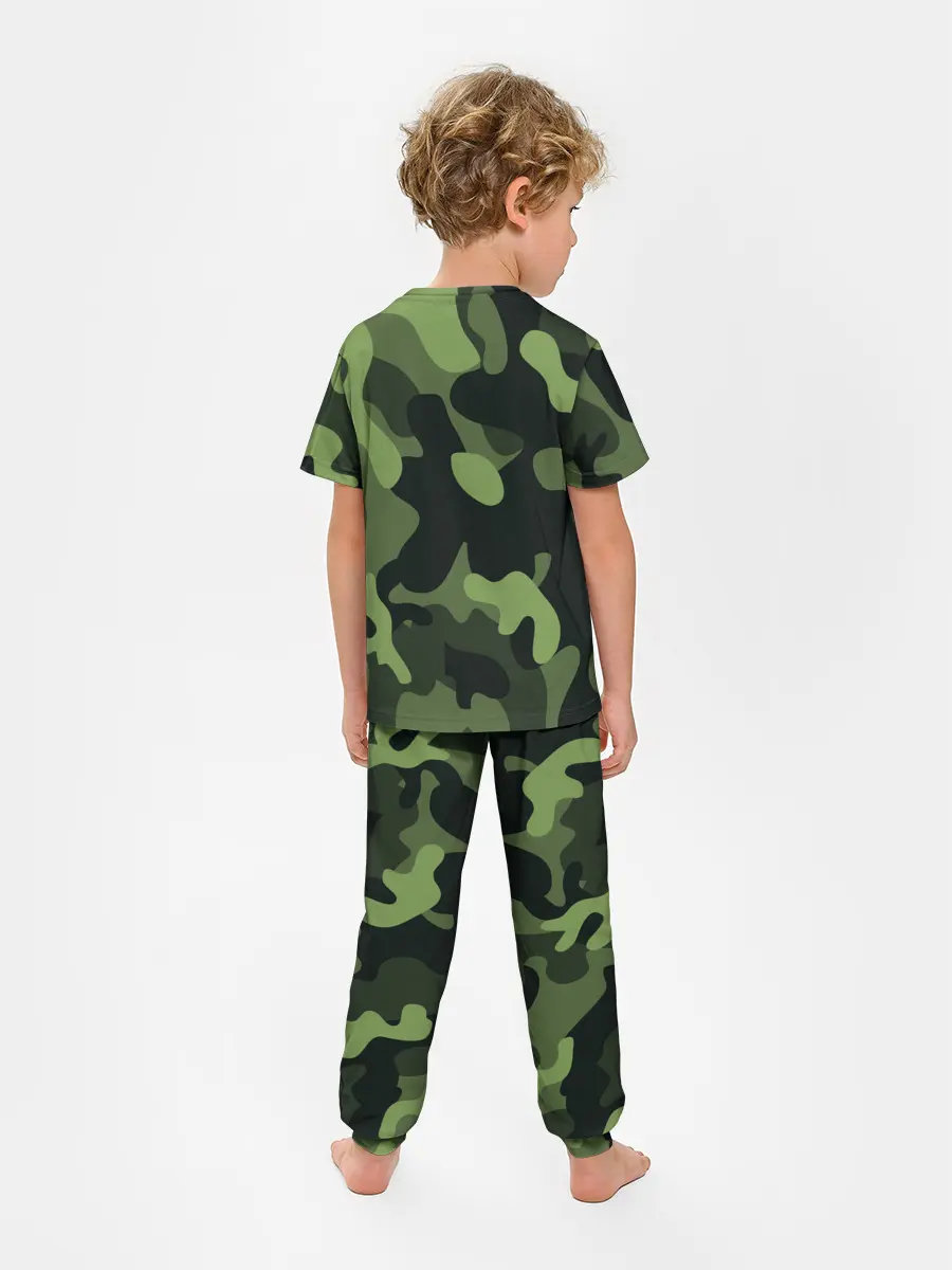 Детская пижама с брюками / Камуфляж