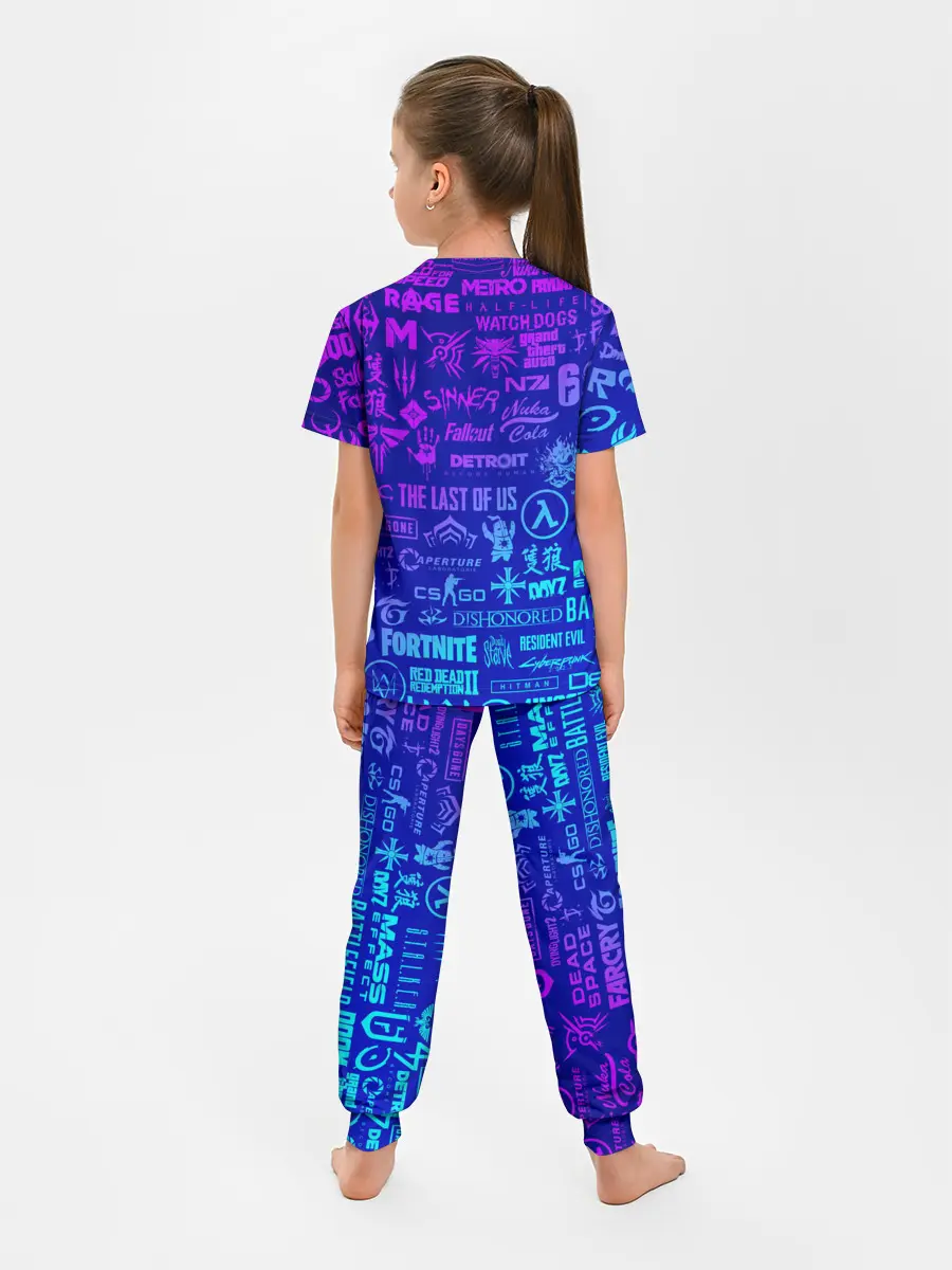 Детская пижама с брюками / ЛОГОТИПЫ ИГР
