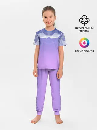 Детская пижама с брюками / Геометрия