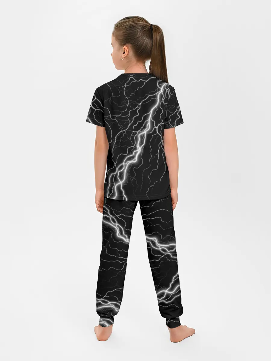 Детская пижама с брюками / КОРОЛЬ И ШУТ - МОЛНИЯ