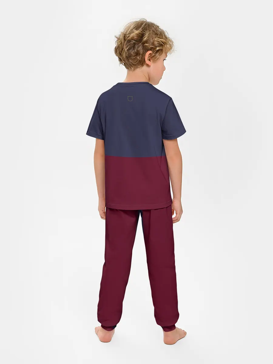 Детская пижама с брюками / FC Barcelona | Flag and team Logo