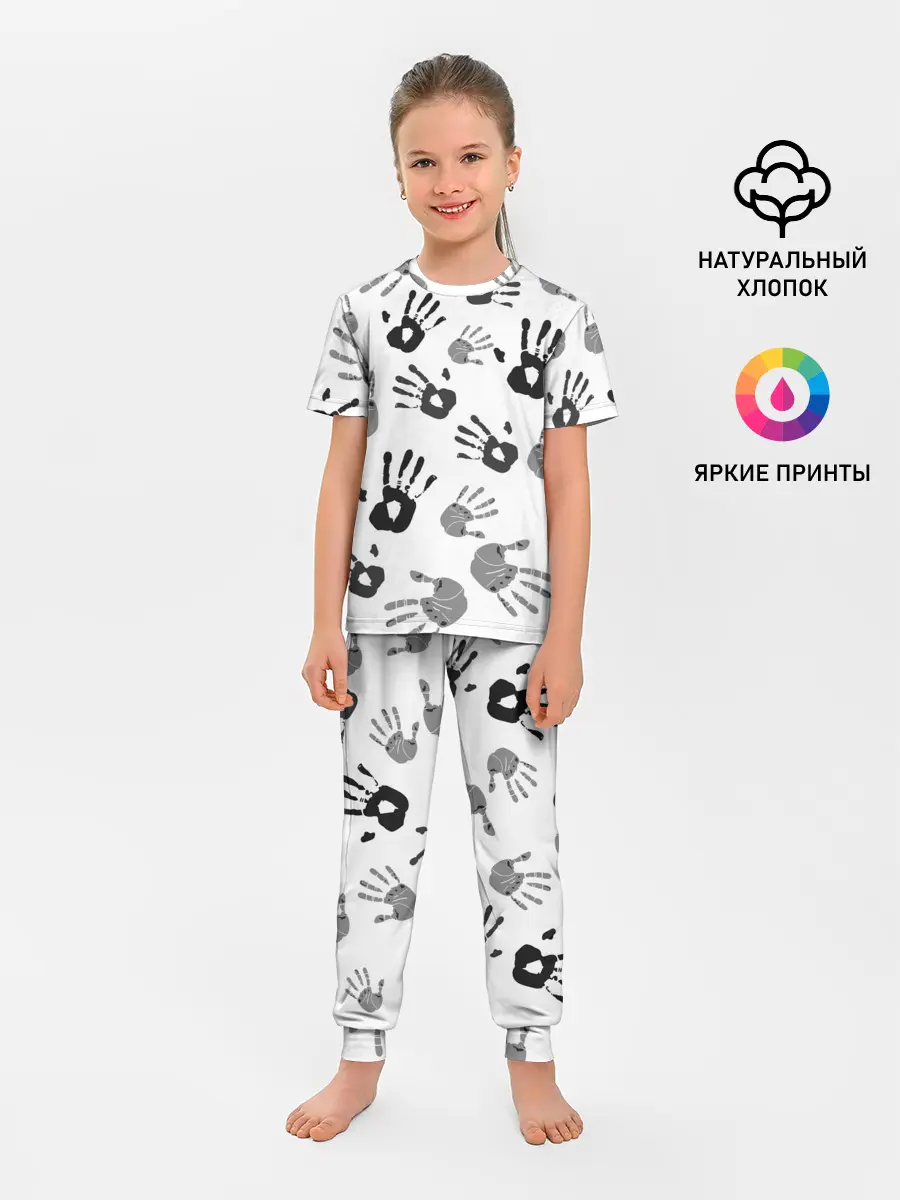 Детская пижама с брюками / Hands