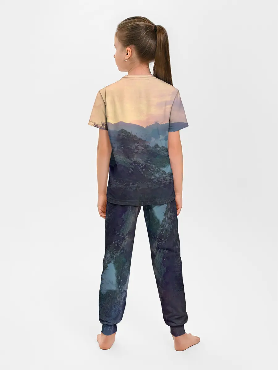 Детская пижама с брюками / Танки