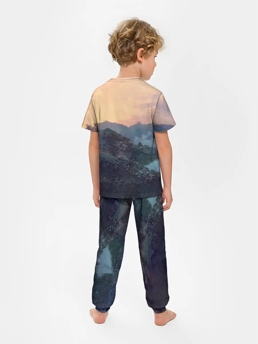 Детская пижама с брюками / Танки