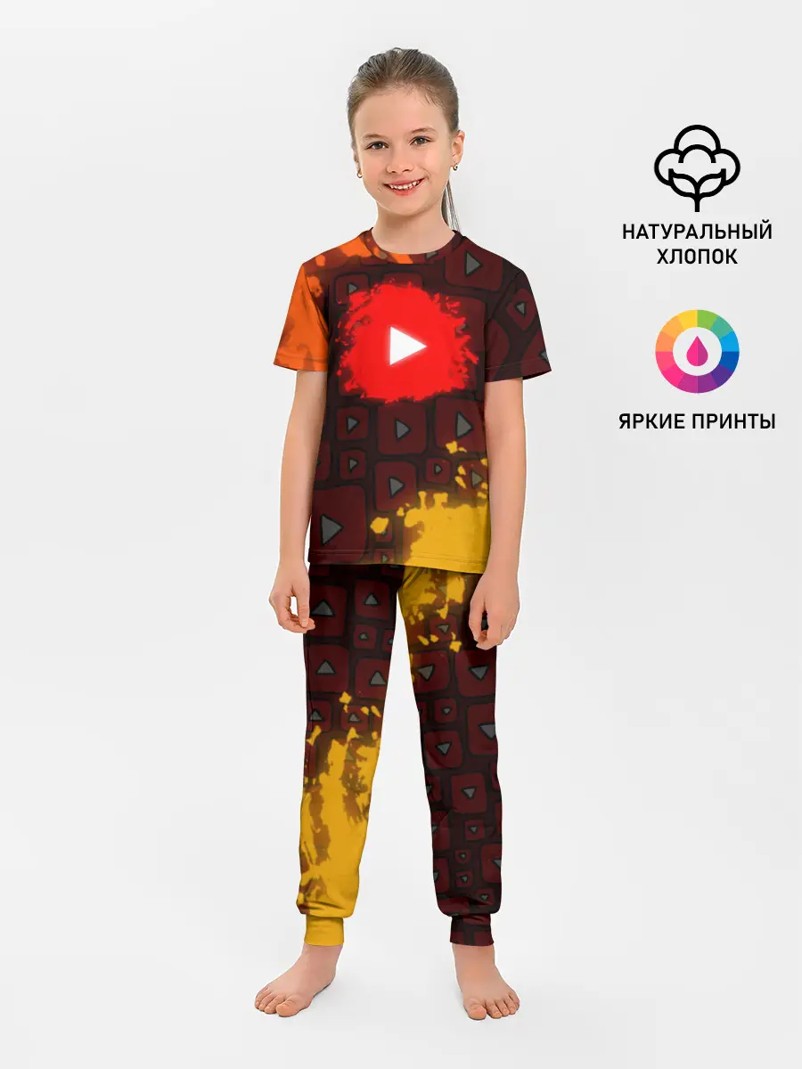 Детская пижама с брюками / YouTube