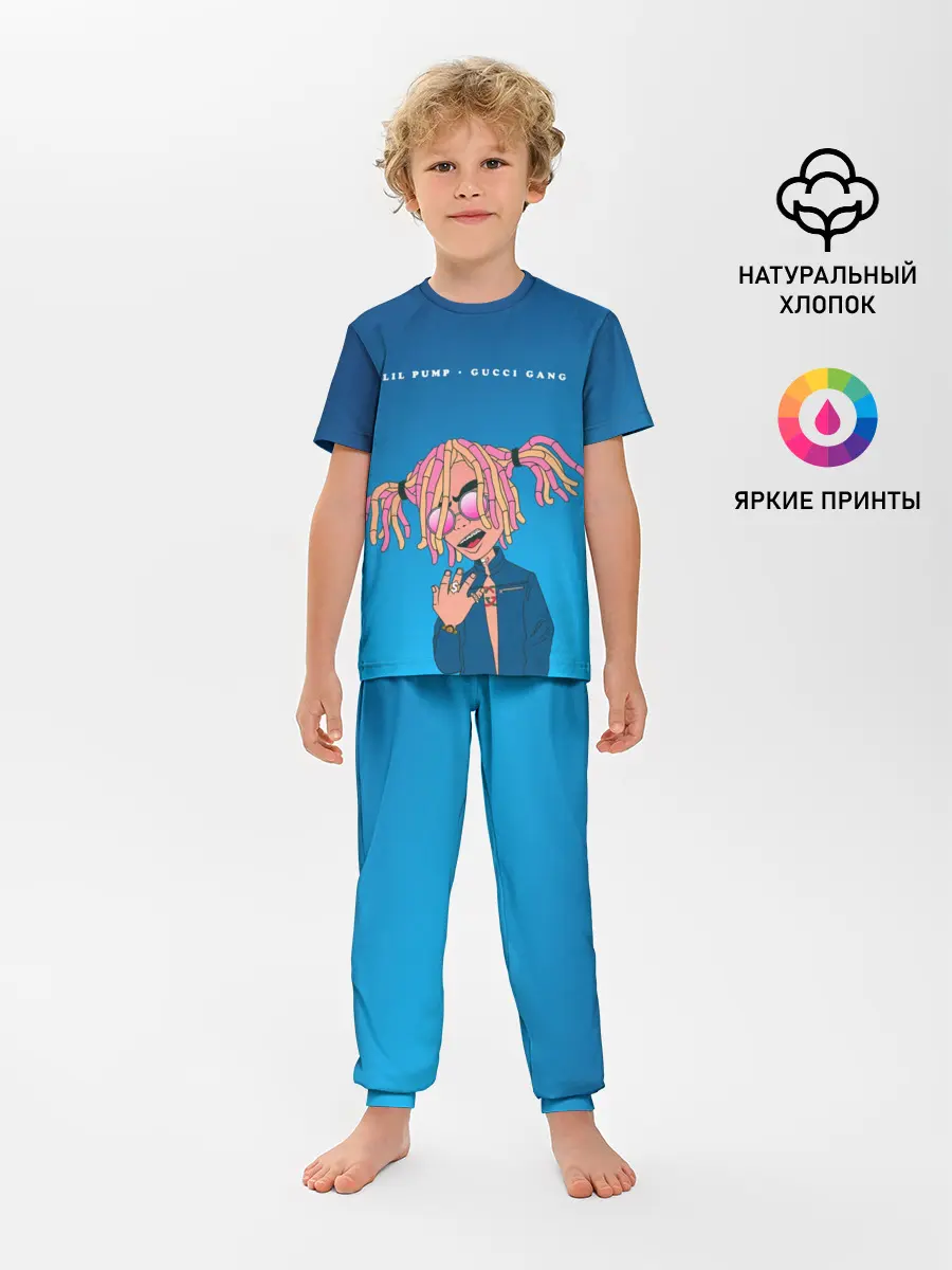 Детская пижама с брюками / Lil Pump Gucci Gang