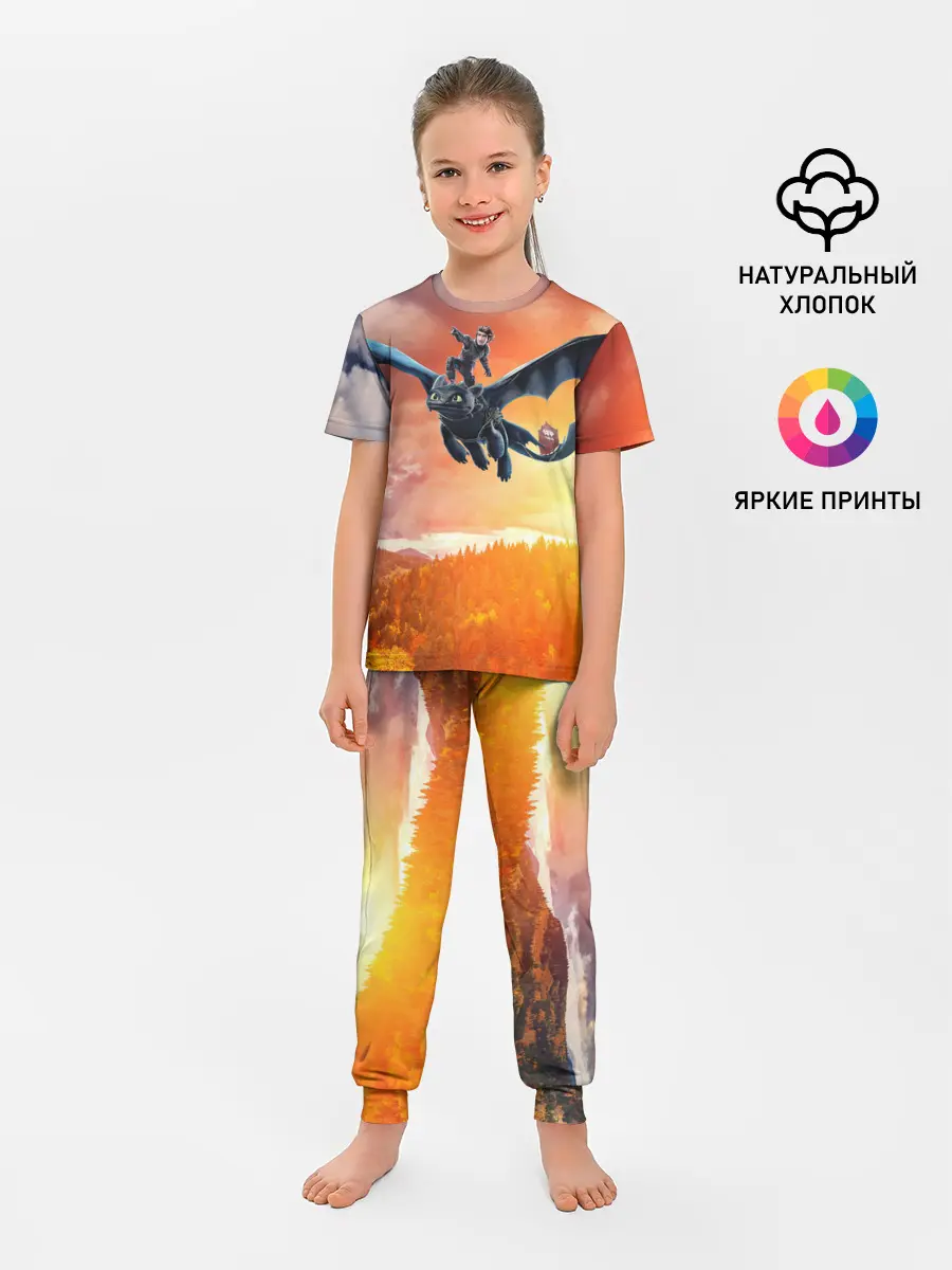 Детская пижама с брюками / Night Fury