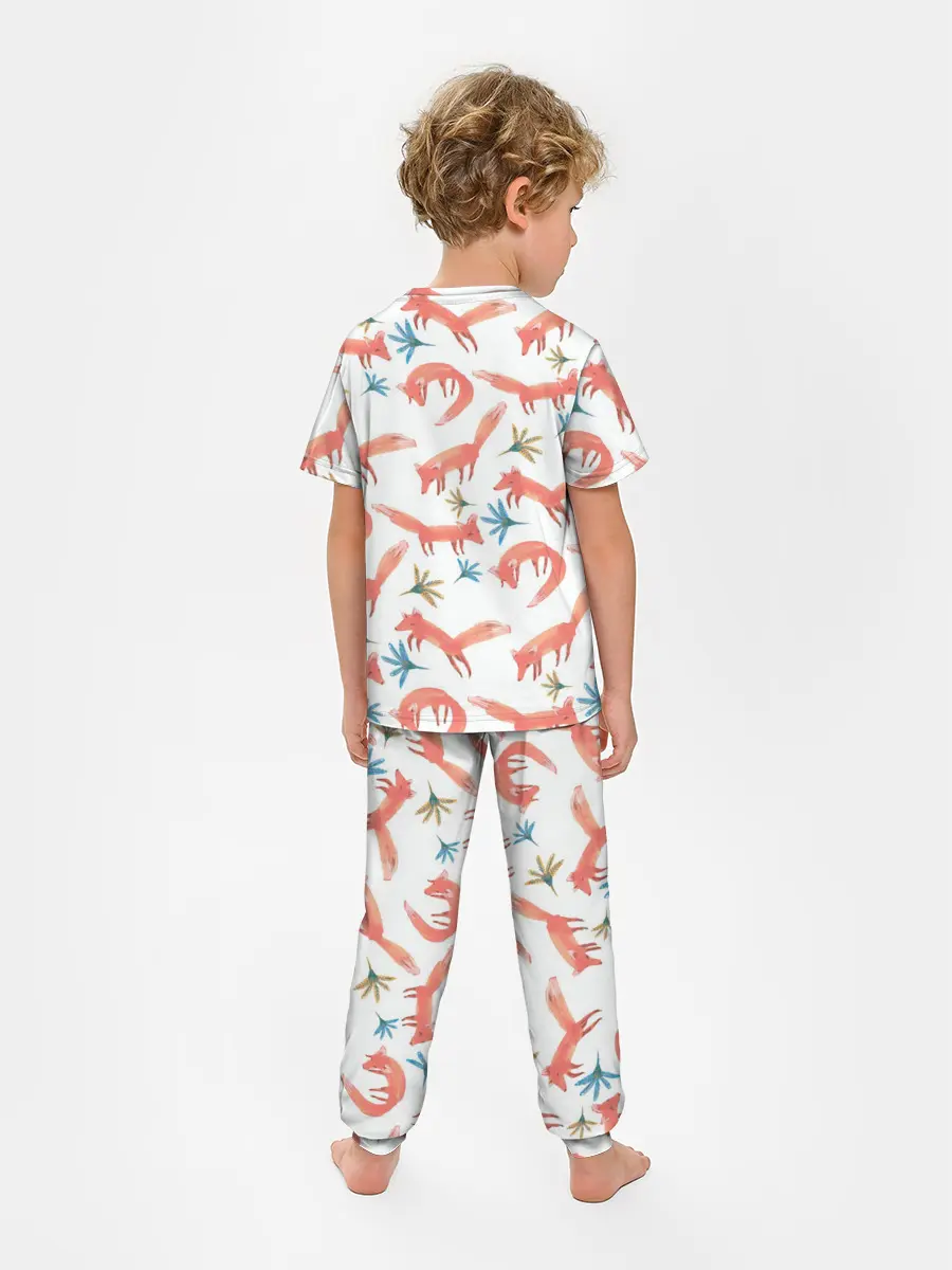 Детская пижама с брюками / Fox Pattern