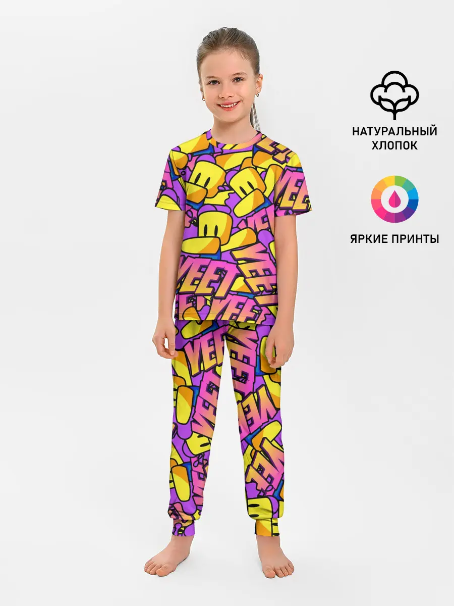 Детская пижама с брюками / ROBLOX / РОБЛОКС / YEET