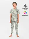 Детская пижама с брюками / Морская карта