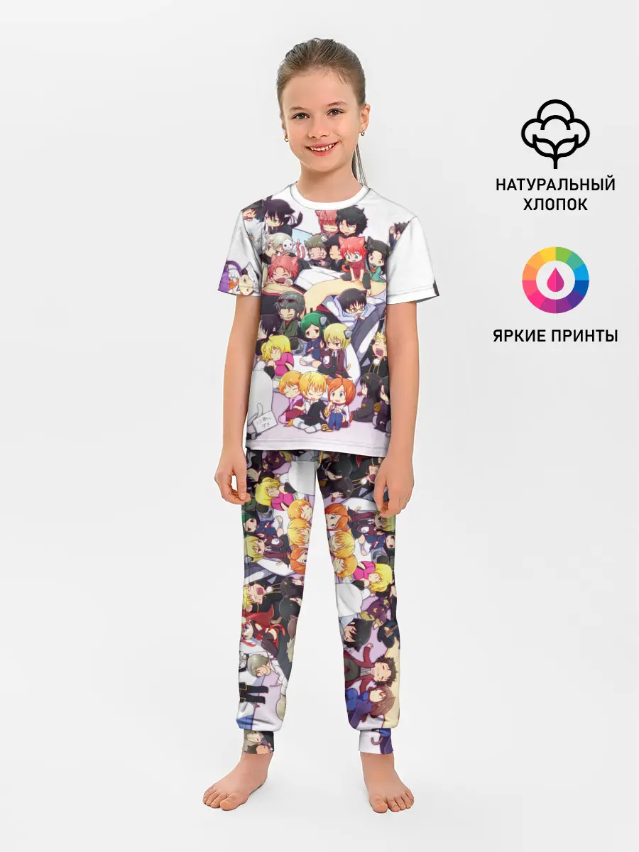 Детская пижама с брюками / Full Gintama