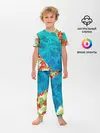 Детская пижама с брюками / ЛЕТНИЕ КРАСКИ | ТРОПИКИ / SUMMER / МОРЕ