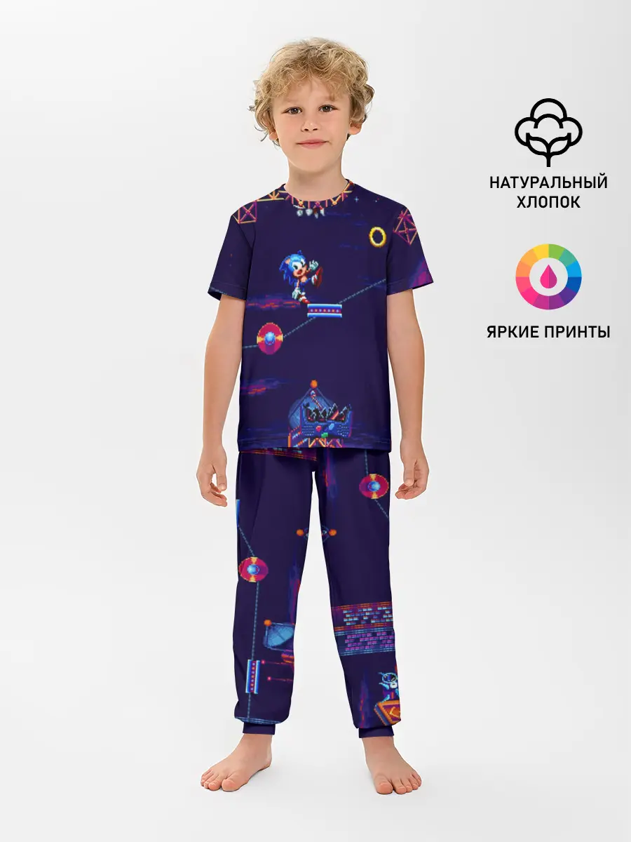 Детская пижама с брюками / SONIC