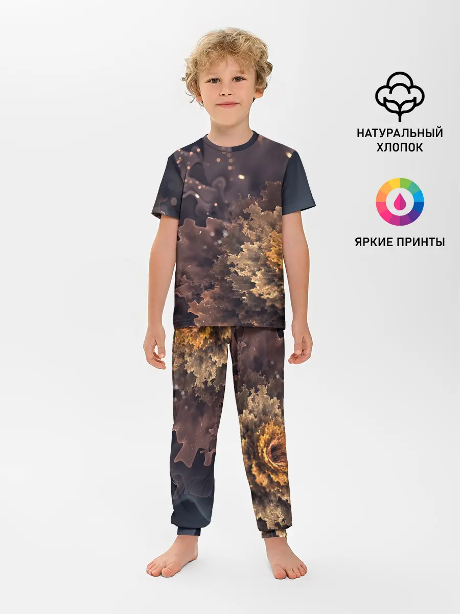 Детская пижама с брюками / КосмиЧеский Цветок