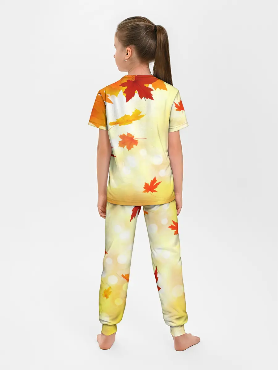 Детская пижама с брюками / ПАДАЮЩИЙ КЛЕН | ОСЕННЯЯ