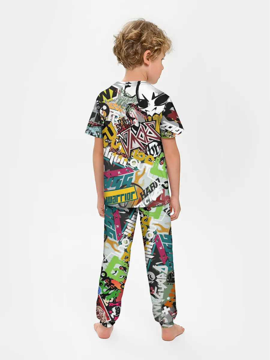 Детская пижама с брюками / Стикеры