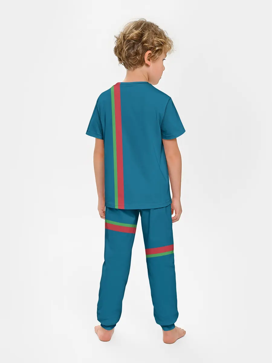 Детская пижама с брюками / Белоруссия, лента с гербом